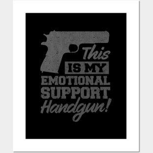 Emotional Support Handgun Posters and Art